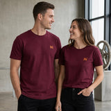 T-shirt Halle de la Machine unisexe adulte  - Rouge bordeaux