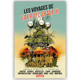 Affiche Aéroflorale Vintage 40x60