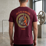 T-shirt unisexe adulte Halle de la Machine - Rouge bordeaux