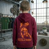 Sweat enfant Astérion - Rouge Bordeaux
