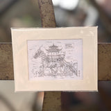 Magnet croquis Long Ma noir et blanc