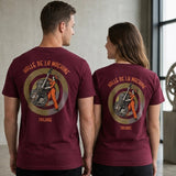 T-shirt Halle de la Machine unisexe adulte  - Rouge bordeaux