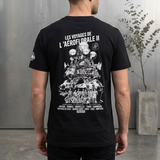 T-shirt adulte Aéroflorale - Noir et Blanc