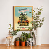 Affiche Aéroflorale Vintage 40x60