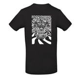 T-shirt Mécanik Paradize unisexe adulte- Noir et blanc