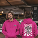 Sweat capuche Mecanik Paradize unisexe adulte - Rose