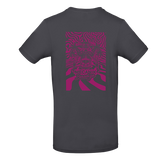 T-shirt Mecanik Paradize unisexe adulte - Gris et rose
