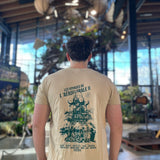 T-shirt adulte Aéroflorale - Beige et Vert