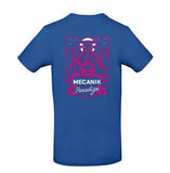 T-shirt unisexe adulte bleu Mecanik Paradize